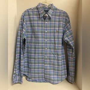 Polo Ralph Lauren Multicolor Plaid Button Down Shirt Size L